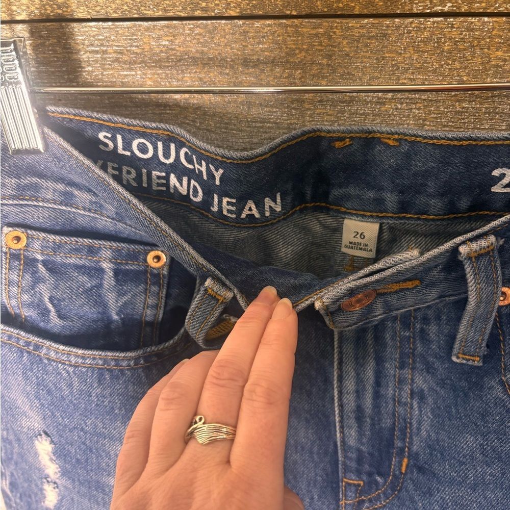 J Crew size 26 slouchy boyfriend Fit Jeans - Picture 3 of 5